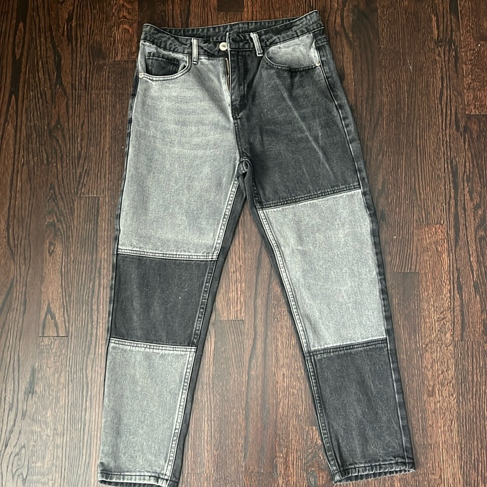 Black and light grey jeans mens size 30